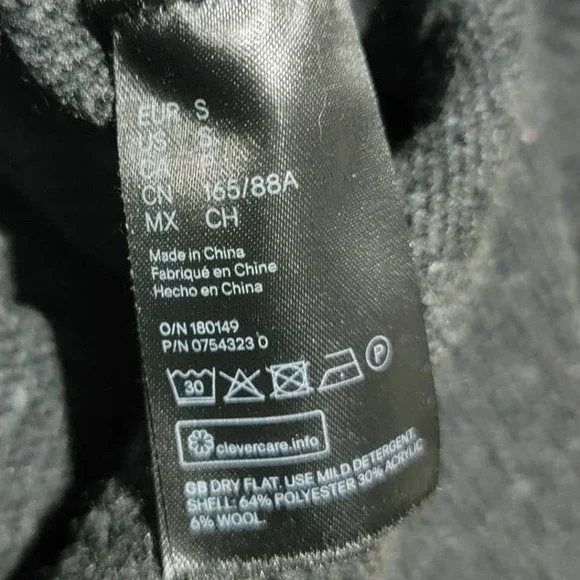 H&M Dark Grey Long sleeve Turtleneck Sweater Size Medium - Picture 6 of 8